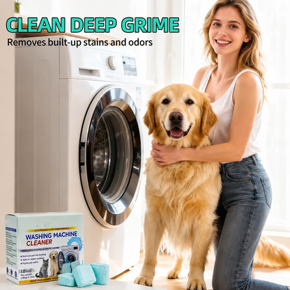 Powerful Washer Deep Cleaner Tablets – Eliminate Hidden Bacteria & Bad Smells Fast